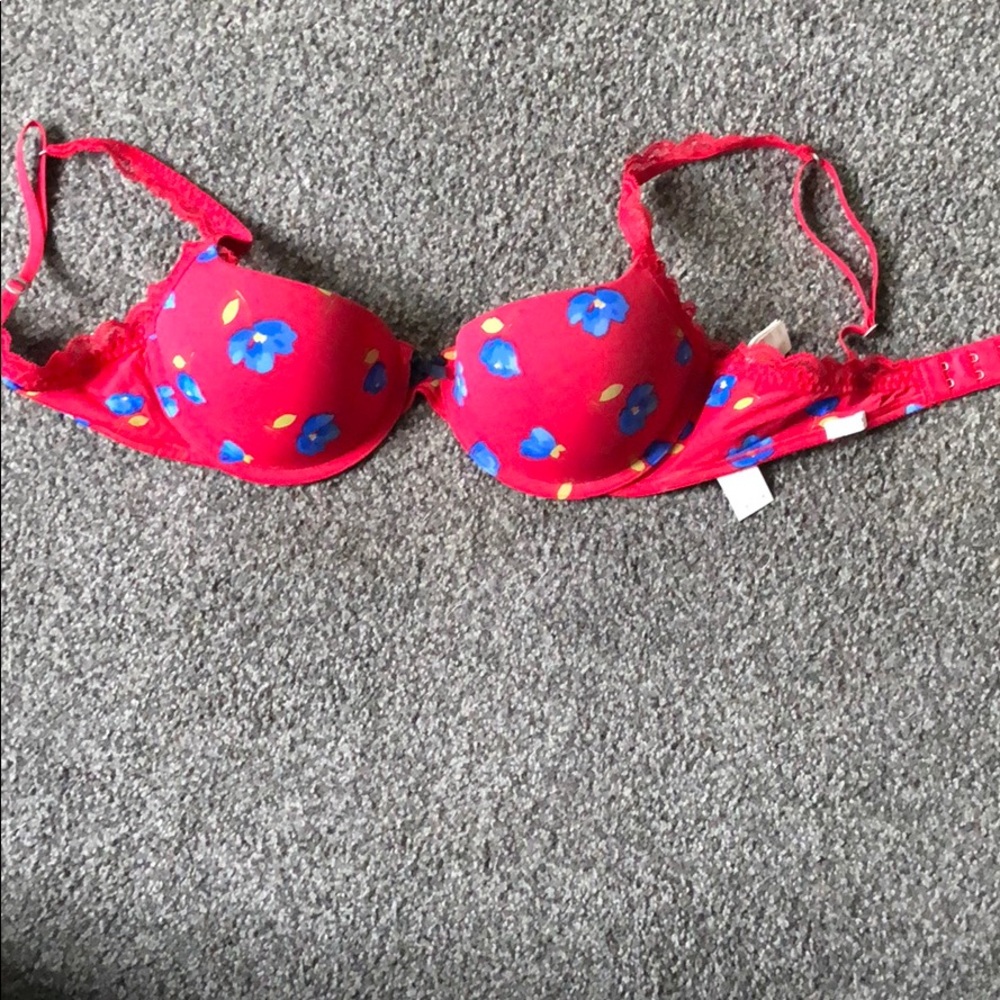 NEW Gilly Hicks floral push-up bra 34C